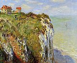 Claude Monet Steep Cliffs At Dieppe painting